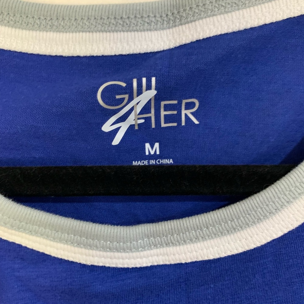 Blue Los Angeles Graphic Tank Top - Picture 4 of 8